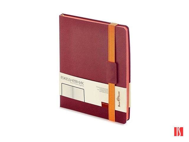 Ежедневник В5 недатированный «Leggenda», бордовый