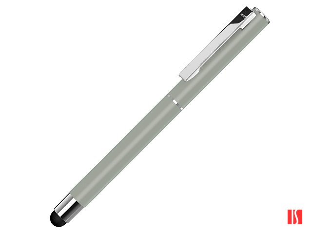 Ручка металлическая стилус-роллер «STRAIGHT SI R TOUCH», серый