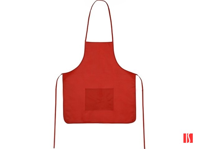 Фартук, красный, плотность 80г/м2