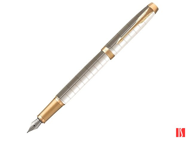 Перьевая ручка Parker IM Premium F318  Pearl GT,перо: F, цвет чернил: blue, в подарочной упаковке.