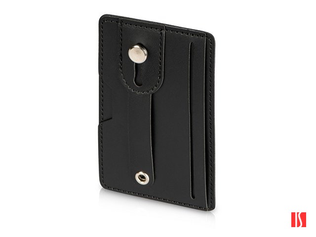 Картхолдер для телефона с держателем и защитой RFID «Lokky», черный