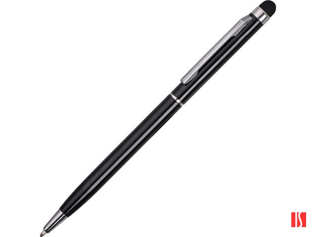 Ручка-стилус металлическая шариковая "Jucy" черный