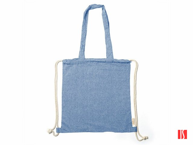 Рюкзак-мешок VARESE из переработанного хлопка, королевский синий