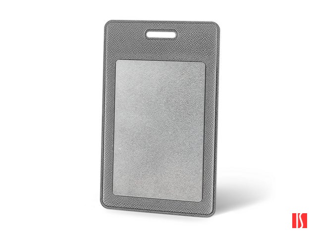 Вертикальный карман из экокожи для карты "Favor", светло-серый