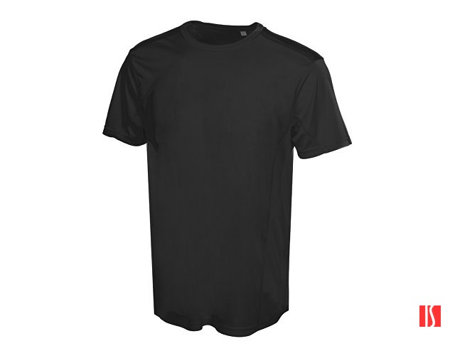 Мужская спортивная футболка Turin из комбинируемых материалов, черный