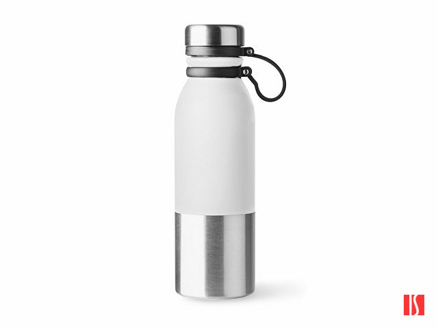 Бутылка ALKE из стали 304 с двухцветным корпусом, 850 мл, серебристый/белый