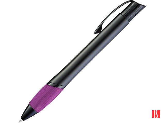 Ручка шариковая металлическая "OPERA M", фуксия/черный