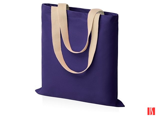 Сумка для шопинга Steady из хлопка с парусиновыми ручками, 260 г/м2, синий (P)