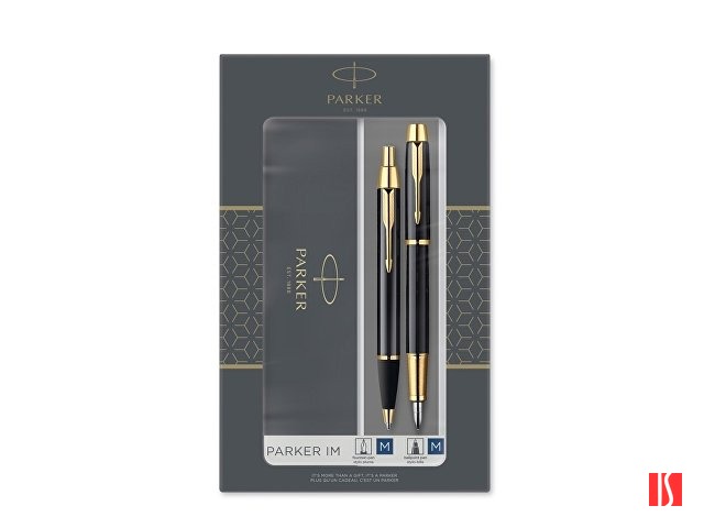 Набор «Parker IM Core Black GT»: ручка шариковая, ручка перьевая
