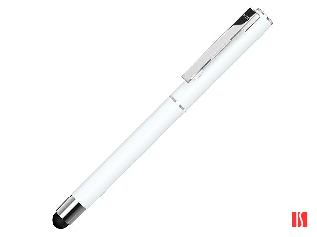 Ручка металлическая стилус-роллер «STRAIGHT SI R TOUCH», белый