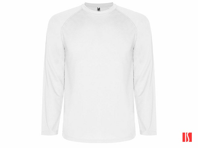 Футболка "Montecarlo " мужская с длинным рукавом, белый