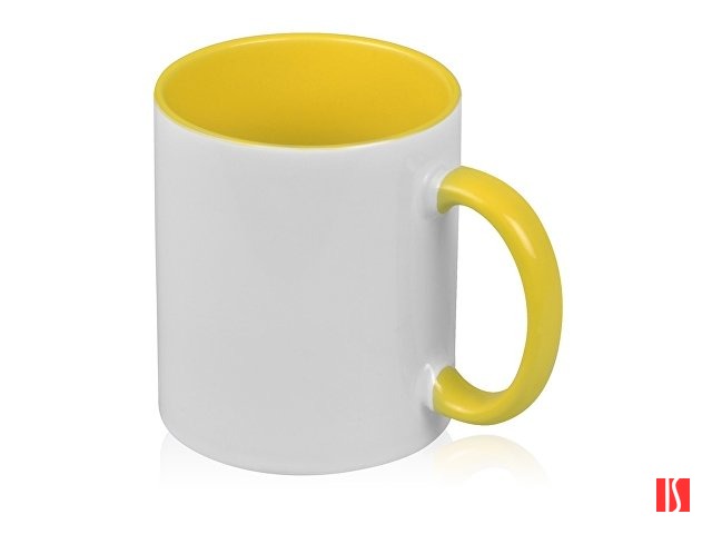 Кружка для сублимации «Sublime Color», белый/желтый