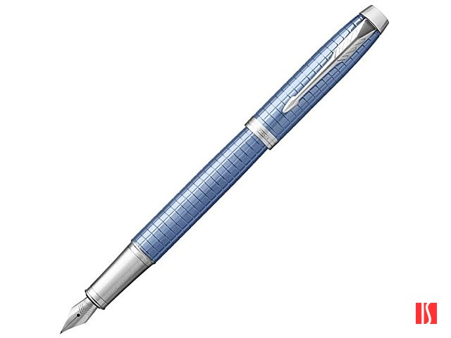 Перьевая ручка Parker IM Premium F322, Blue CT, перо: F, цвет чернил: Blue, в подарочной упаковке.