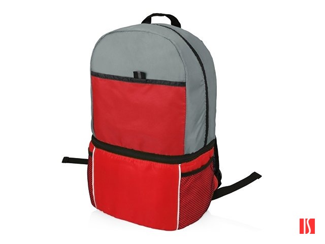 Рюкзак-холодильник "Sea Isle", красный/серый