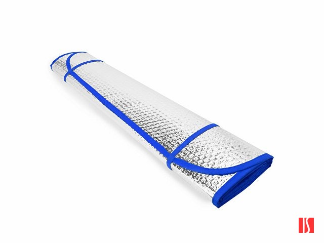 Автомобильный солнцезащитный козырек KINI, серебристый/королевский синий