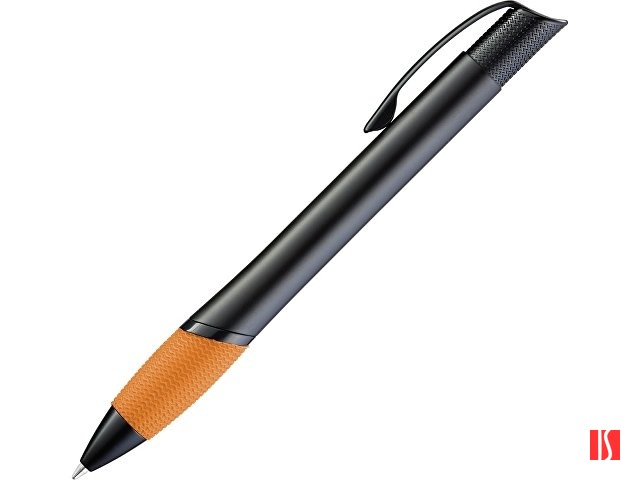 Ручка шариковая металлическая "OPERA M", оранжевый/черный