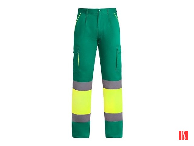 Брюки "Enix" мужские, лиственный/неоновый желтый