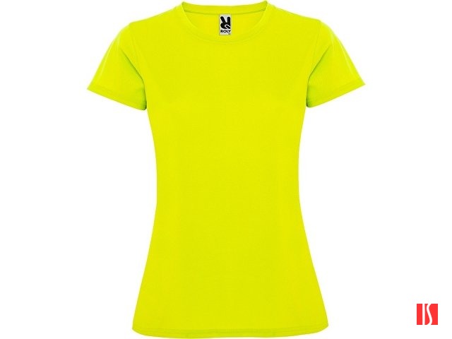 Футболка спортивная женская "Montecarlo", неоновый желтый