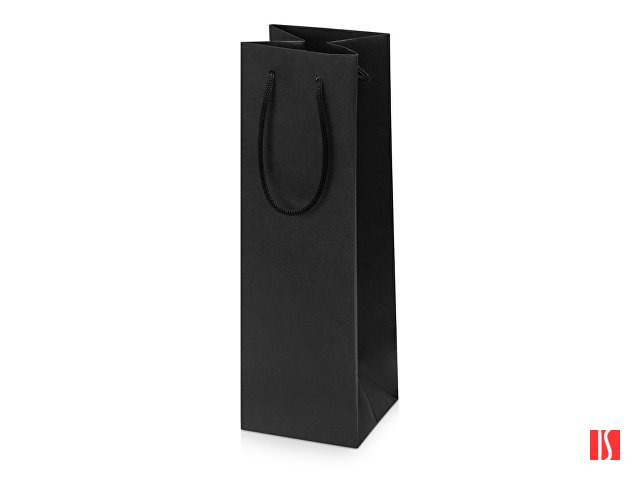 Пакет под бутылку Imilit 11х35х11 см, черный