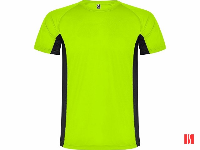 Спортивная футболка "Shanghai" мужская, неоновый зеленый/черный