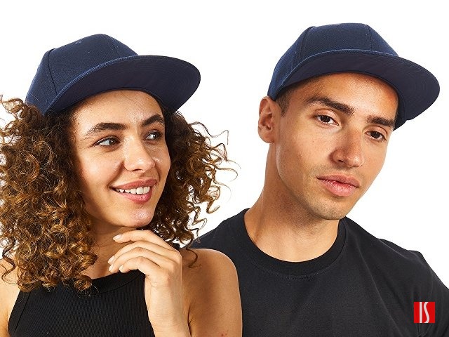 Бейсболка с прямым козырьком «Los Angeles 2.0», темно-синий