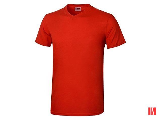 Футболка "Heavy Super Club" мужская с V-образным вырезом, красный