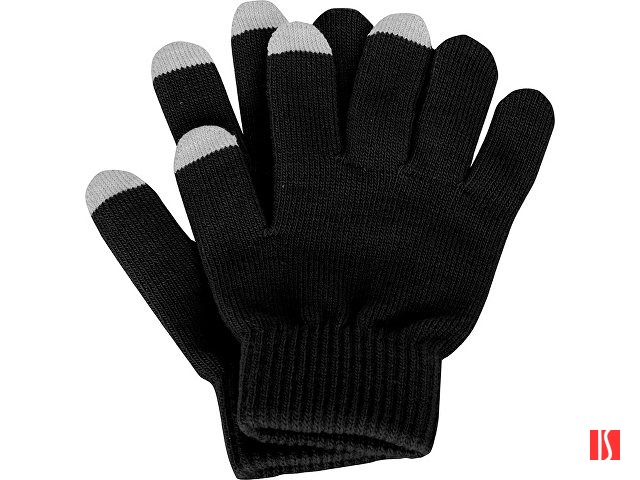 Перчатки для сенсорного экрана, черный, размер L/XL