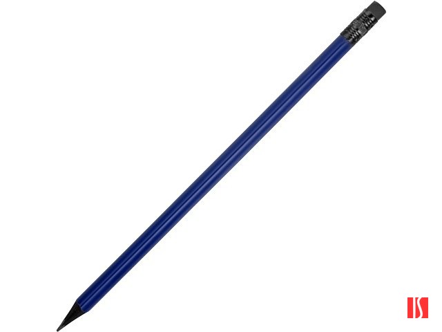 Карандаш чернографитовый трехгранный Blackie 3D, темно-синий