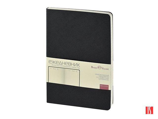 Купить Ежедневник недатированный А5 "Megapolis Classic Flex", черный Ежедневник недатированный А5 "Megapolis Classic Flex", черный