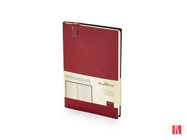 Ежедневник А5 недатированный «Trend», бордовый