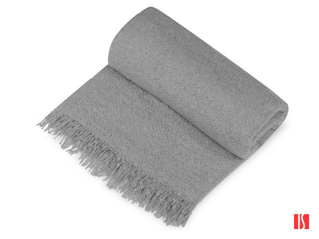 Плед акриловый Mohair, серый