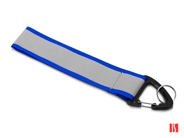 Светоотражающий брелок Reflector, серебристый/синий