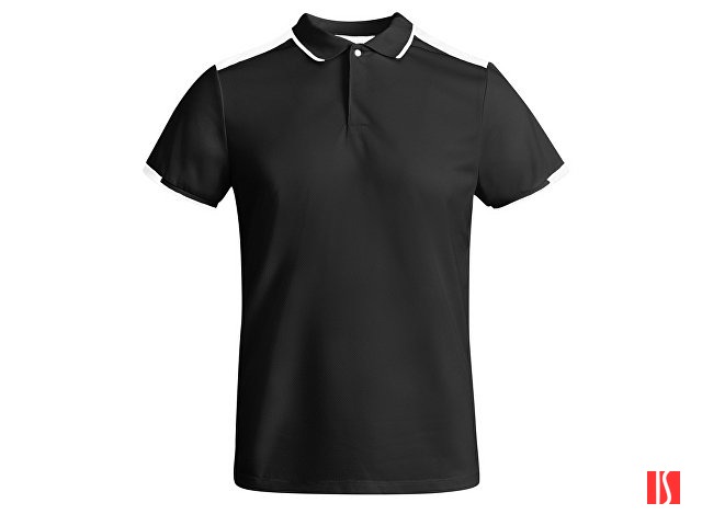 Рубашка-поло "Tamil" мужская, черный/белый