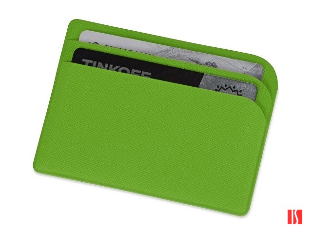 Картхолдер для 3-пластиковых карт "Favor", зеленое яблоко