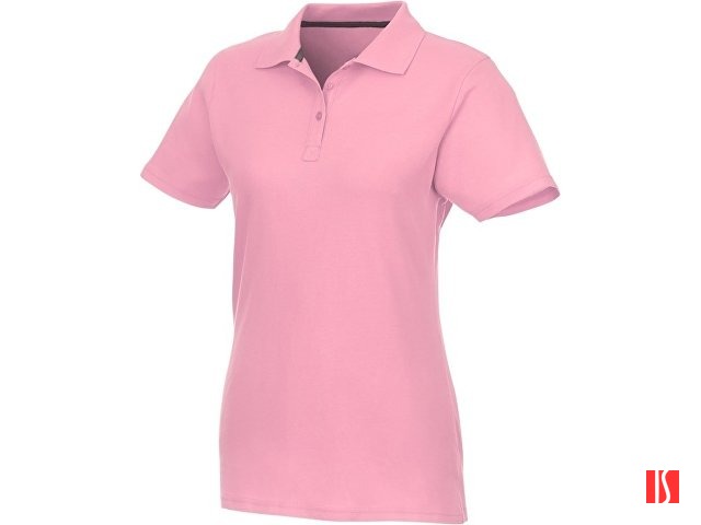 Женское поло Helios с коротким рукавом, light pink