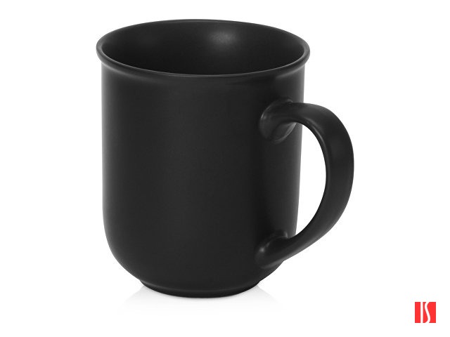 Матовая кружка Susan 380мл в цвете с двух сторон, черный