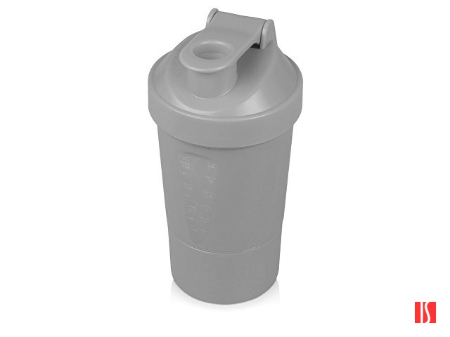 Шейкер для спортивного питания «Level Up», серый