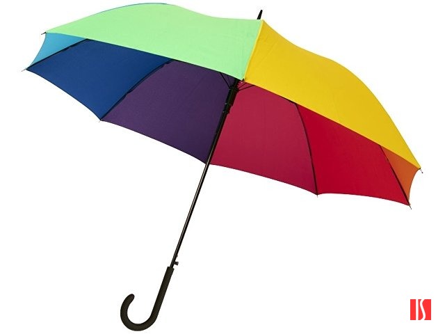 23-дюймовый ветрозащитный полуавтоматический зонт Sarah,  радужный