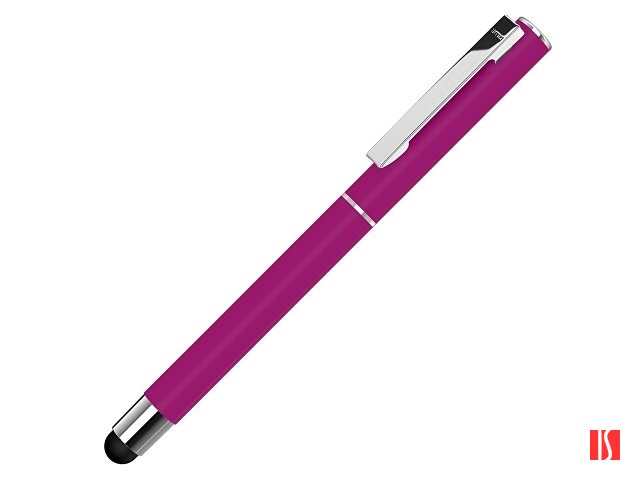 Ручка металлическая стилус-роллер «STRAIGHT SI R TOUCH», розовый