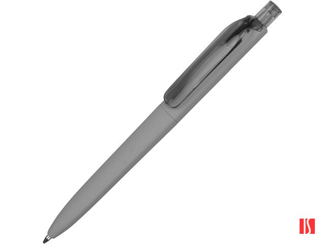 Ручка шариковая Prodir DS8 PRR "софт-тач", серый