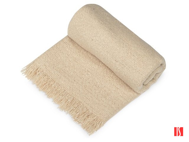 Плед акриловый Mohair, бежевый