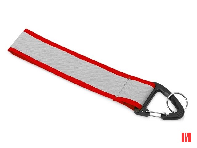 Светоотражающий брелок Reflector, серебристый/красный