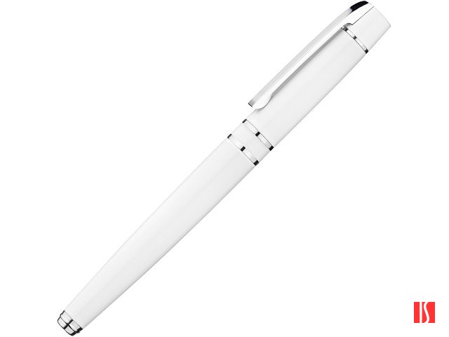 Ручка металлическая роллер «VIP R», белый