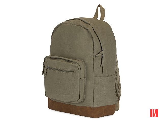 Рюкзак Shammy с эко-замшей для ноутбука 15", бежевый