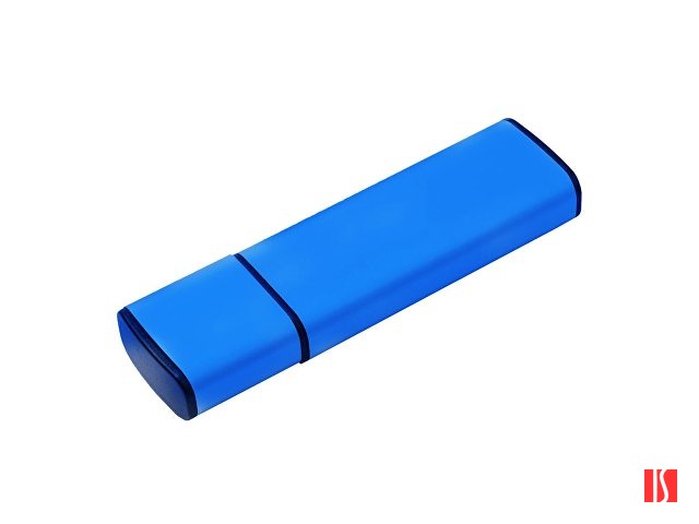 USB-флешка металлическая на 16ГБ 3.0 с колпачком, синий