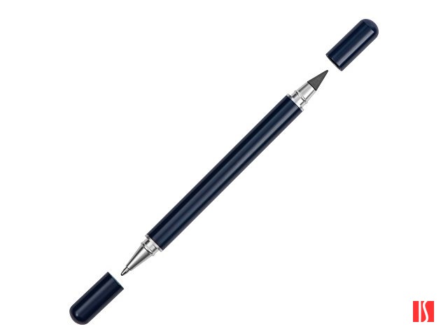 Металлическая ручка и вечный карандаш "Van Gogh", темно-синий