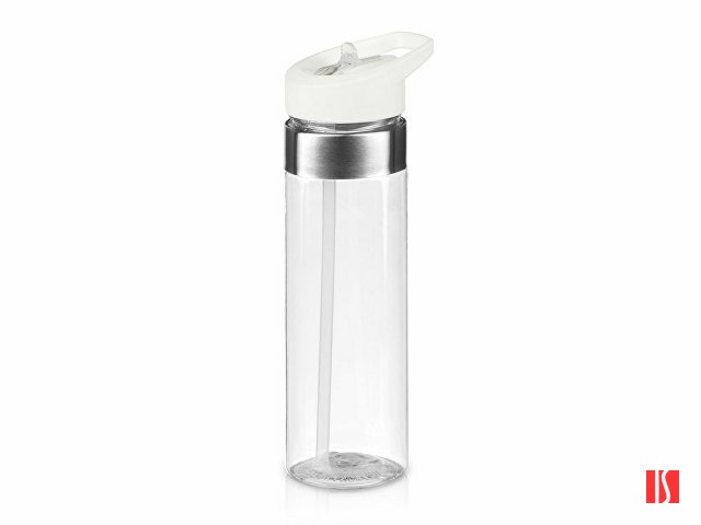 Купить Бутылка для воды "Pallant ", тритан, 700мл, прозрачный/белый Бутылка для воды "Pallant ", тритан, 700мл, прозрачный/белый