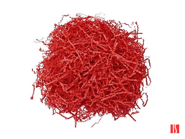 Бумажный наполнитель 30г, красный