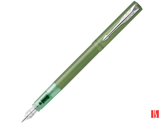 Перьевая ручка Parker Vector XL Green CT, цвет чернил blue, перо: F, в подарочной упаковке.