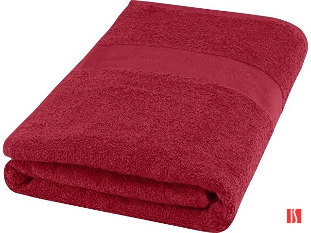 Хлопковое полотенце для ванной Amelia 70x140 см плотностью 450 г/м2, красный